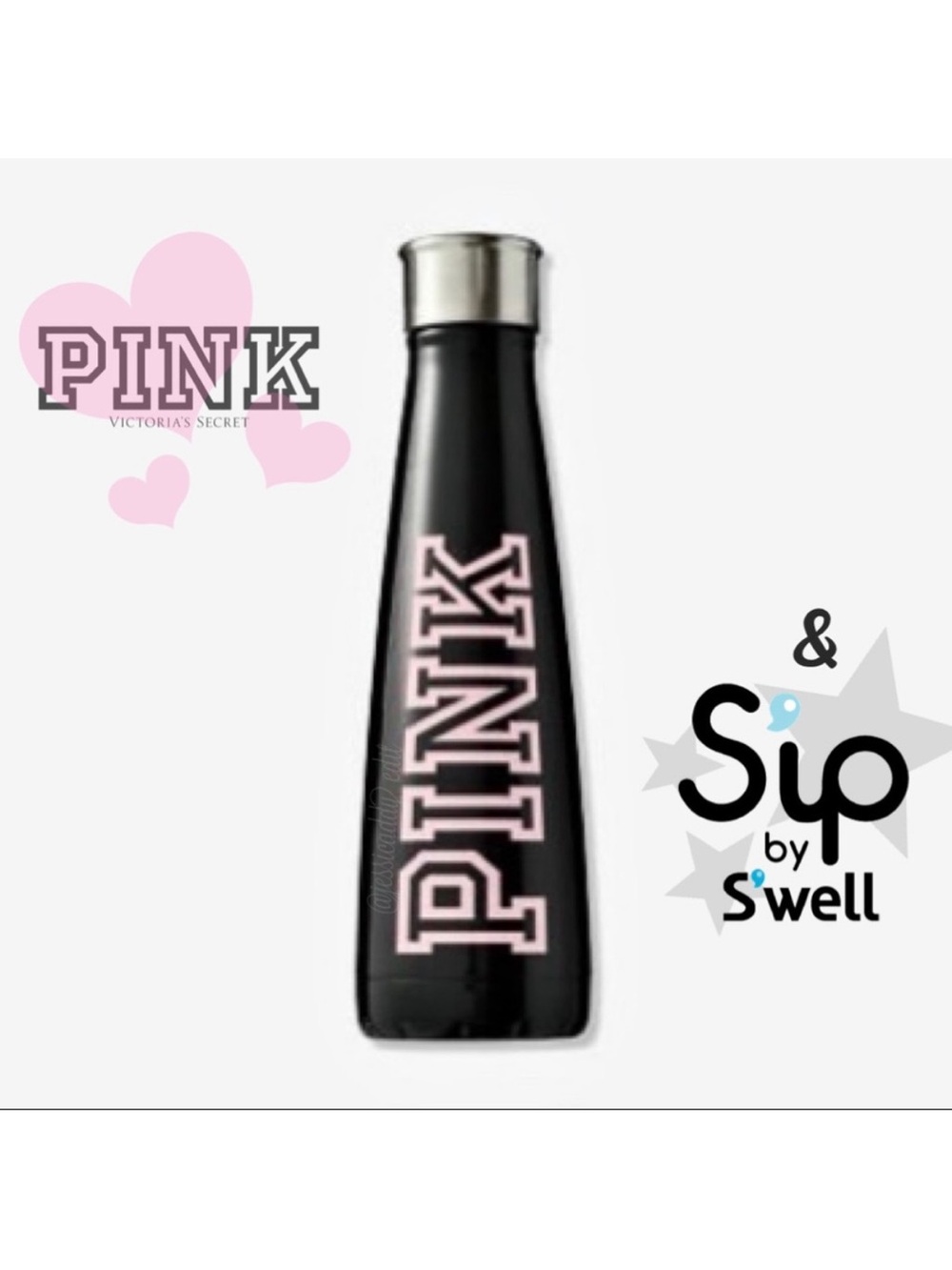 Metal VS PINK Campus Water Bottle